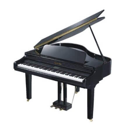 Cameron & Sons CSM-41D 88-Key Digital Grand Piano, Polished Black-